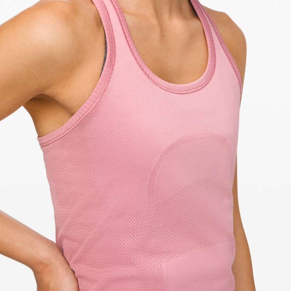 Lululemon swiftly waist length Racerback tank top size 8